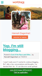 Mobile Screenshot of hannahdagenhart.theworldrace.org