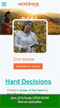 Mobile Screenshot of erinmoore.theworldrace.org