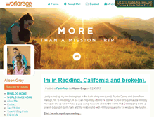 Tablet Screenshot of alisongray.theworldrace.org