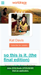Mobile Screenshot of katdavis.theworldrace.org