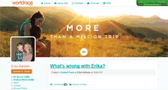 Desktop Screenshot of erikabaldwin.theworldrace.org