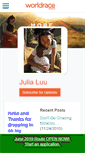 Mobile Screenshot of julialuu.theworldrace.org