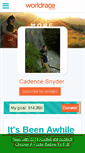 Mobile Screenshot of cadencesnyder.theworldrace.org