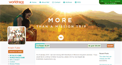 Desktop Screenshot of kristinfuller.theworldrace.org