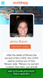 Mobile Screenshot of jennybrown.theworldrace.org