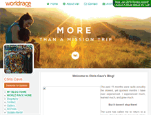 Tablet Screenshot of chriscave.theworldrace.org