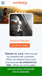 Mobile Screenshot of jessicakeown.theworldrace.org