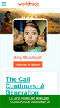 Mobile Screenshot of amymcallister.theworldrace.org