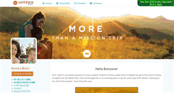 Desktop Screenshot of kendrabaird.theworldrace.org