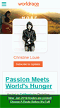 Mobile Screenshot of christinelouie.theworldrace.org