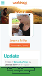 Mobile Screenshot of jessicamiller.theworldrace.org