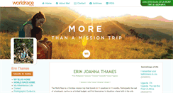 Desktop Screenshot of erinthames.theworldrace.org