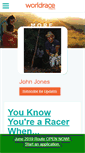 Mobile Screenshot of johnjones.theworldrace.org